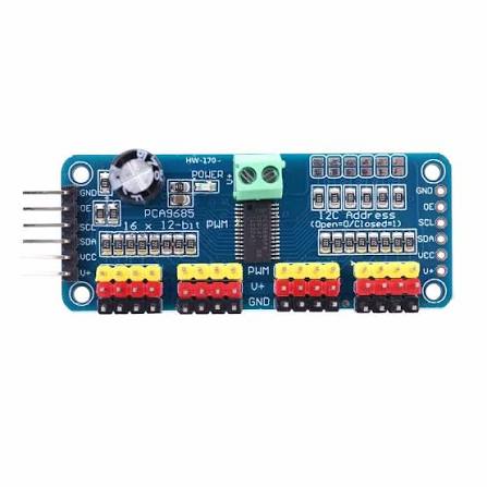 Servo motor driver  PCA9685 16 - channel